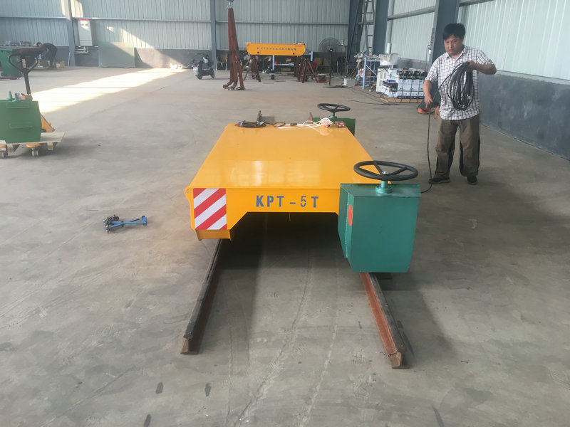 Kab Reel Powered Motorized Rail 5 tòn endistri transfè kout