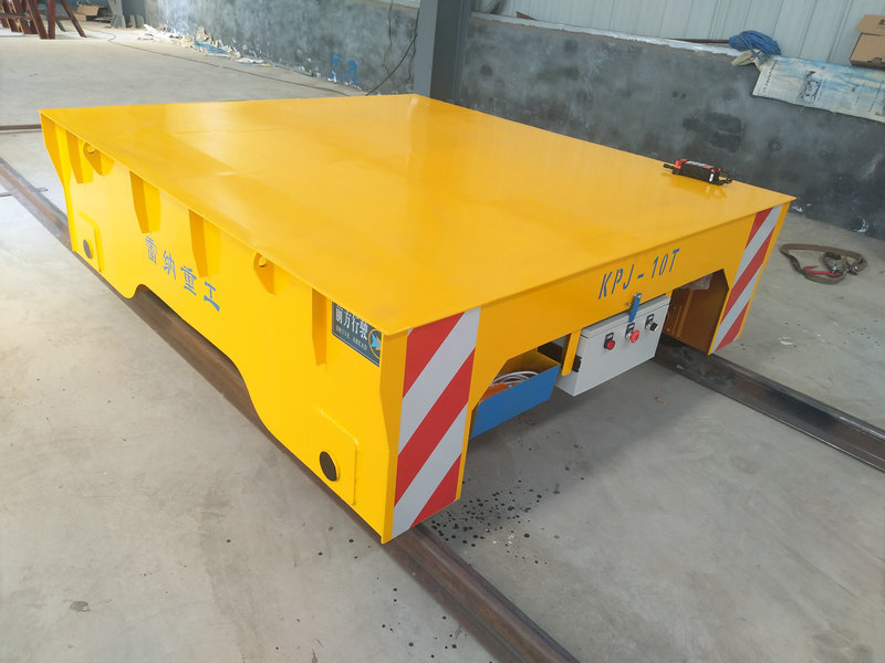 Pwoteksyon materyèl 10 Tòn Rail monte kab Drum transfè Trolley