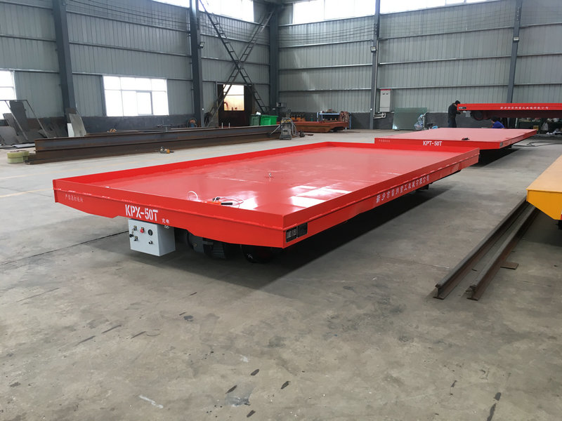 KPX 15 Tòn Elektwonik Rail Flat Cart