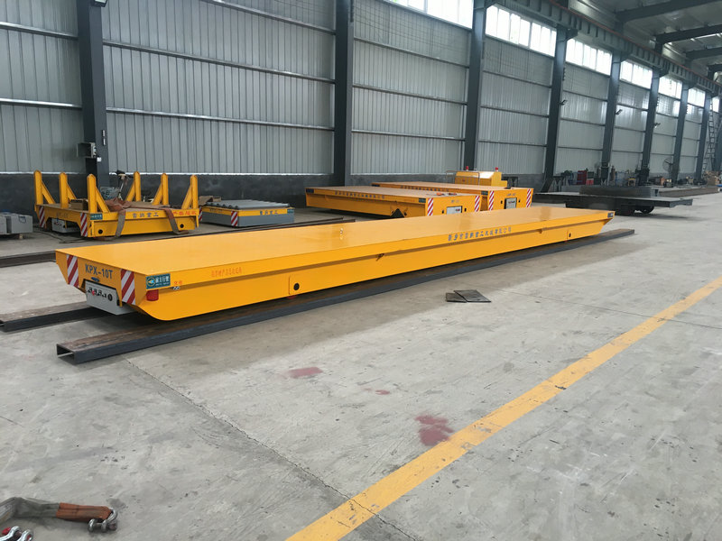6 Tòn Atelye Materyèl Rail transfè Trolley
