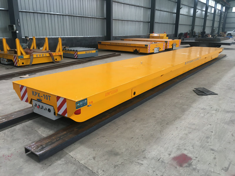 6 Tòn Atelye Materyèl Rail transfè Trolley