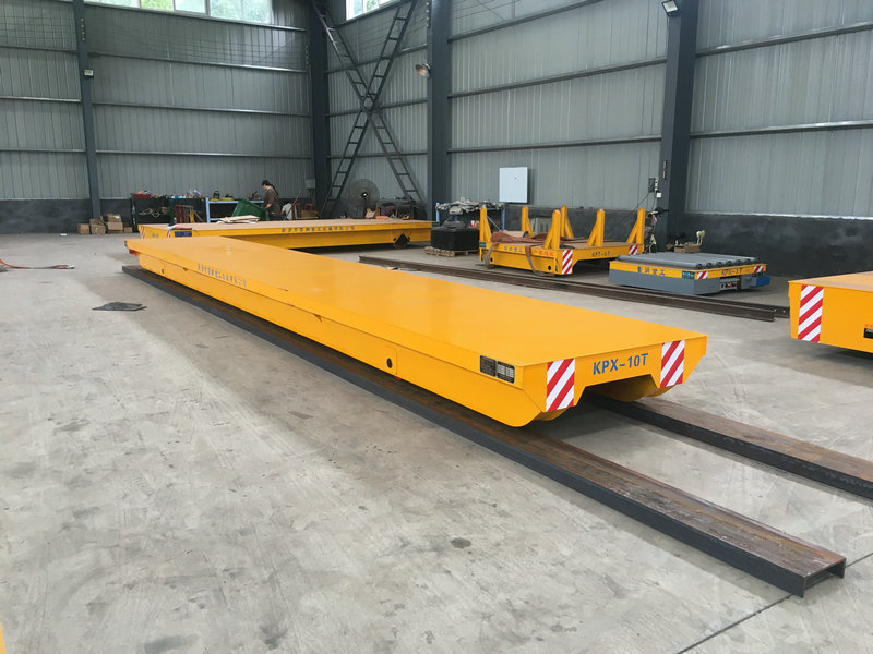 6 Tòn Atelye Materyèl Rail transfè Trolley