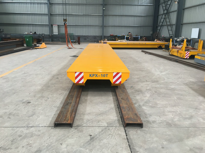 6 Tòn Atelye Materyèl Rail transfè Trolley