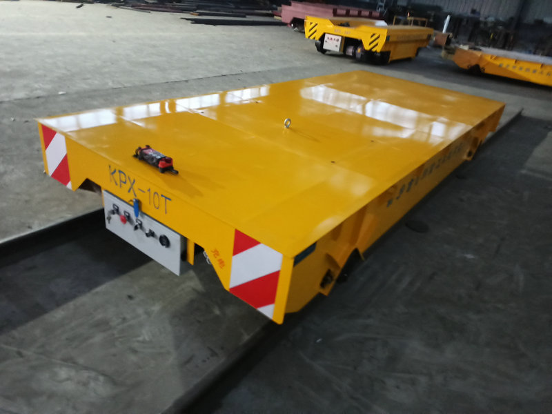 10 Tòn Batri Powered Rail transfè Trolley