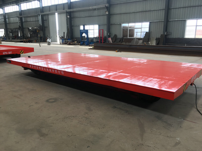 KPX 15 Tòn Elektwonik Rail Flat Cart