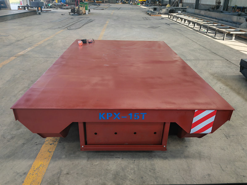 KPX 15 Tòn Elektwonik Rail Flat Cart