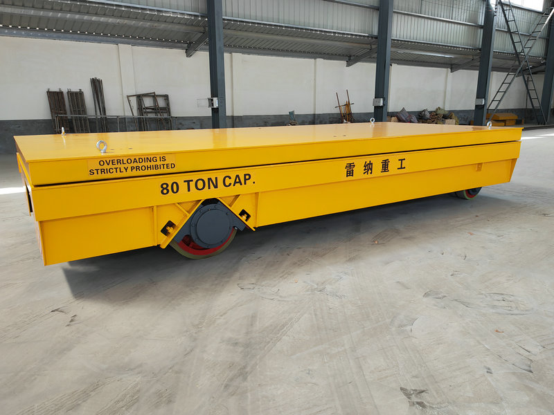 80 Tòn Heavy Duty Hydraulique Lifting Trackless Cart