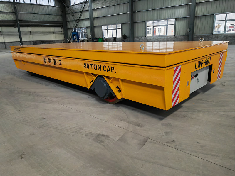80 Tòn Heavy Duty Hydraulique Lifting Trackless Cart