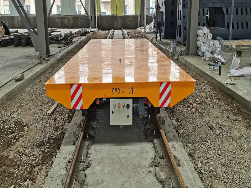 30T Elektwonik Rail Die transfè Trolley