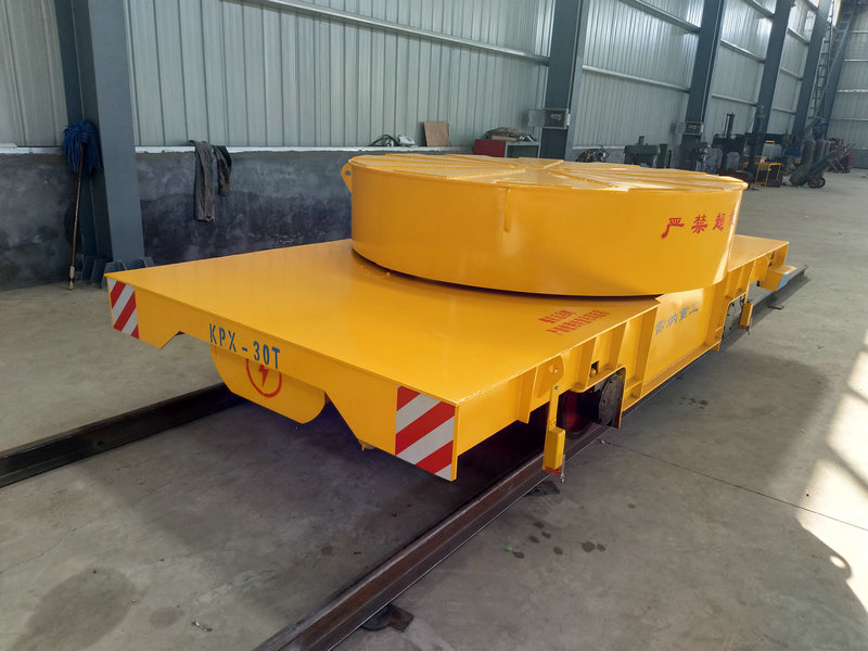 30 Tòn Rail Turntable transfè kout