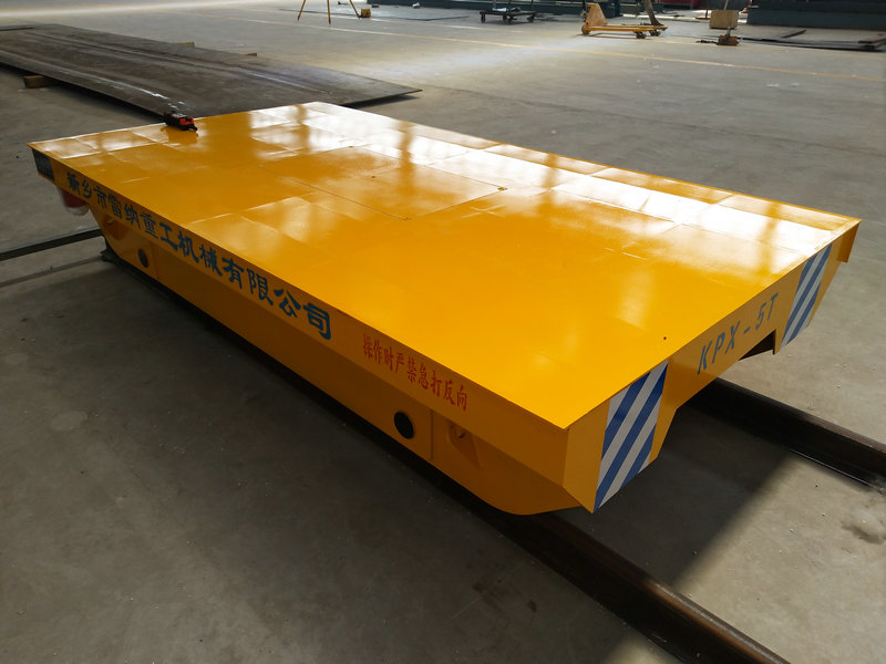 Steel Pipe 5 Tòn Battery Rail transfè Trolley