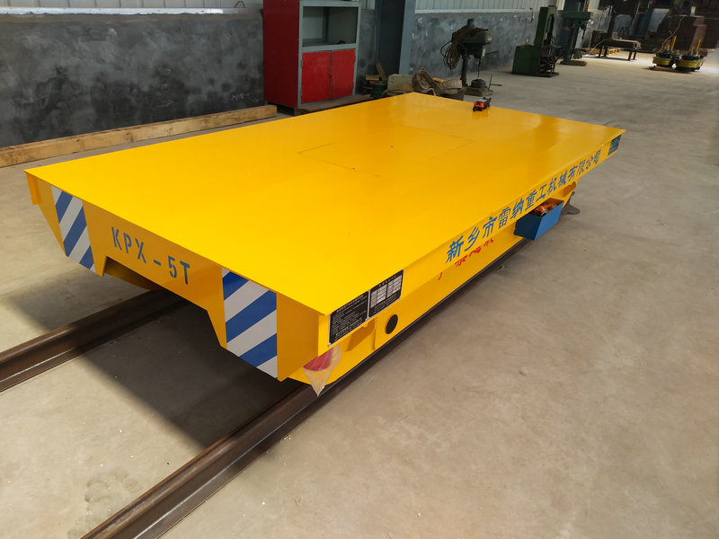 Steel Pipe 5 Tòn Battery Rail transfè Trolley