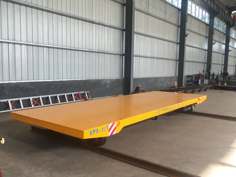 15 Tòn Endistriyèl Elektwonik Rail Flat Cart
