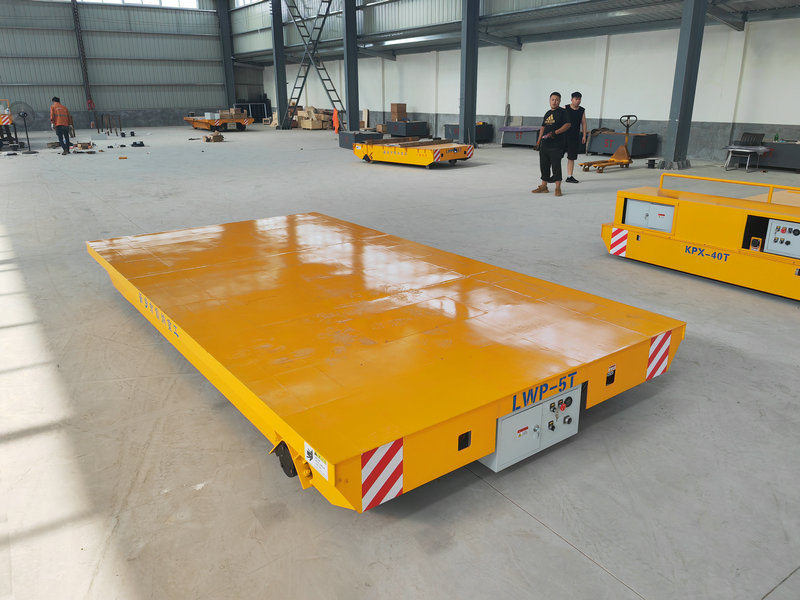 Batri Motorized Elektwonik Trackless transfè Multidirectional kout