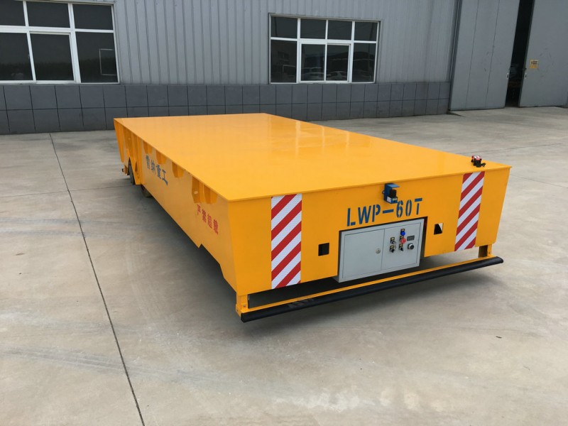 Motorize 60T Elektwonik Trackless Transpò Wagon