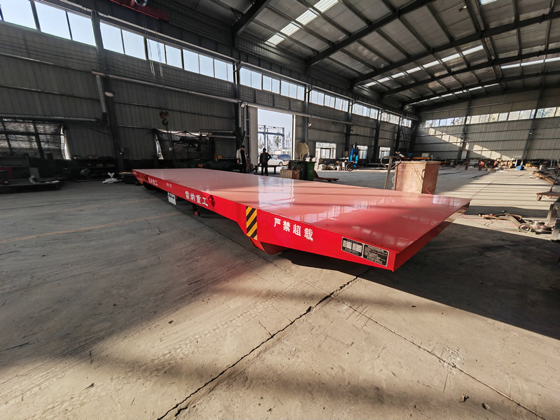 20 tòn Customized Low Voltage Powered Steel Rail transfè Trolley
