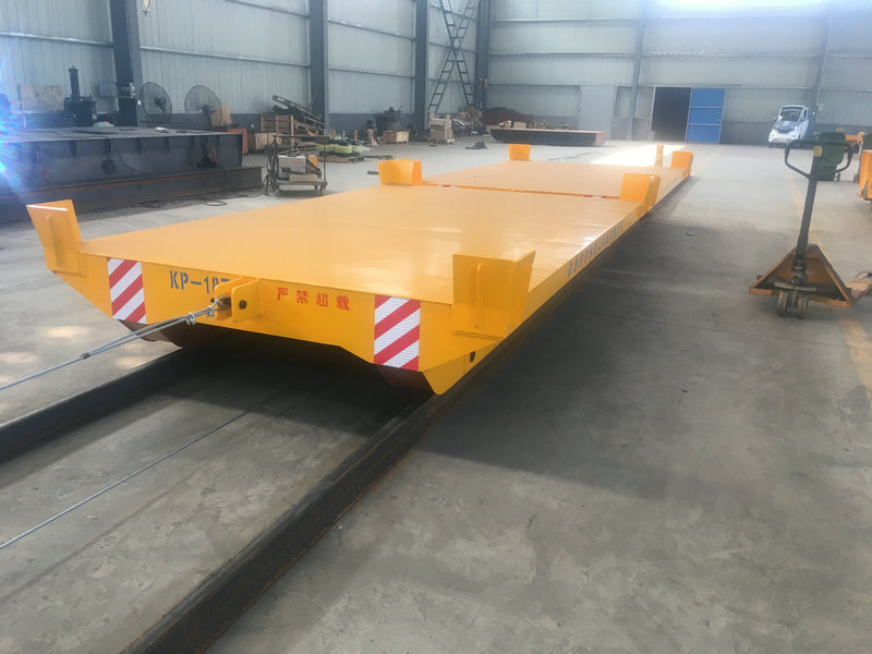 Cord Reel Drum Handling Transporters sou Rail